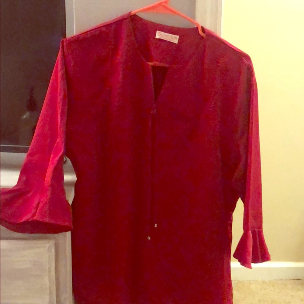 Sunmoon blouse (red)